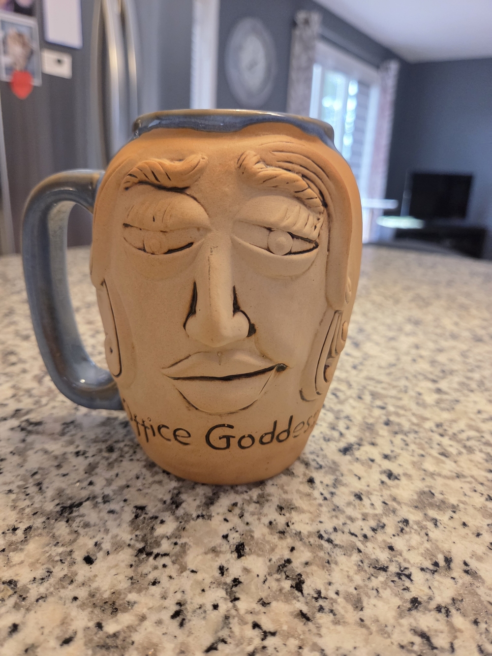 'Office Goddess' Pottery Mug